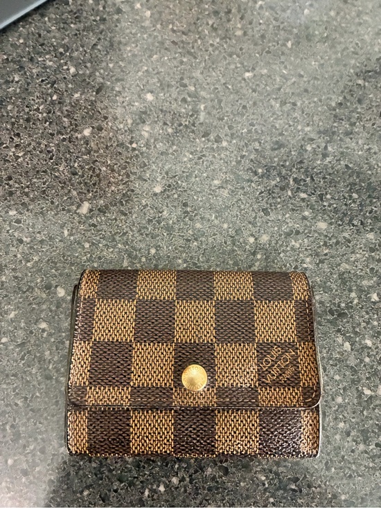 Louis Vuitton Handbags - Louis Vuitton Brown Damier Ebene Card Holder